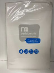 Mothercare Bedside Crib Fitted Brushed Cotton Sheet Waterproof