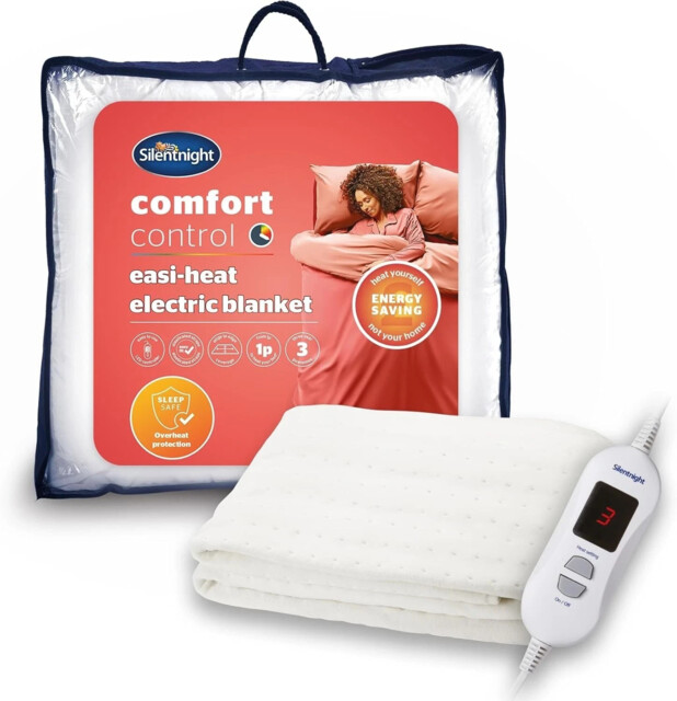Over Electric Blanket Snug Snuggle Up Perfect For Two Electric