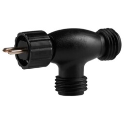 Ellumière T-piece Adaptor - 2 Pin 3 Way Connector - Bnib