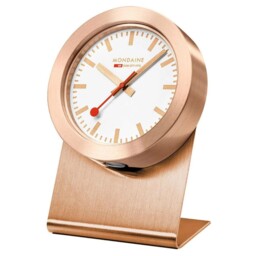 Mondaine A660.30318.82sbk Rose Gold Analog Magnet Clock, 12-hour