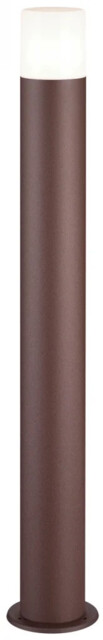 Outdoor Light Brown Hoosic Bollard Ip44 800mm Rust Trio 422260124