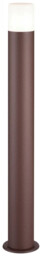 Outdoor Light Brown Hoosic Bollard Ip44 800mm Rust Trio 422260124