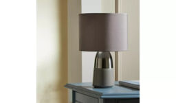Duno Touch Table Lamp Chrome Touch Sensor Dimmable Lamp Grey Copper