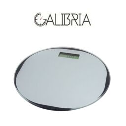 Calibria 150kg Large Lcd Round Glass Electronic Scale