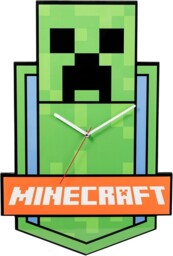 "Minecraft Creeper Huge 21"" (50cm) Battery Operated Wall Clock"