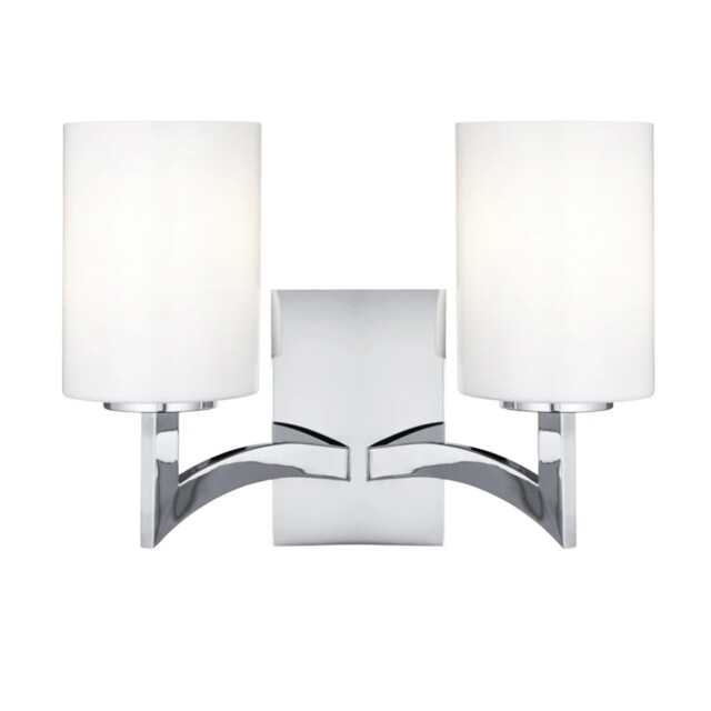 Wall Light Silver Gina Chrome Searchlight 4992-2cc
