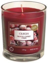 Price's Candles Aladino Medium Glass Jar Scented Candle - Frosted