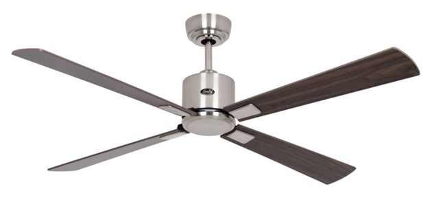 Dc Ceiling Fan With Remote Indoor Fan Eco Neo Matt Chrome 132 Cm