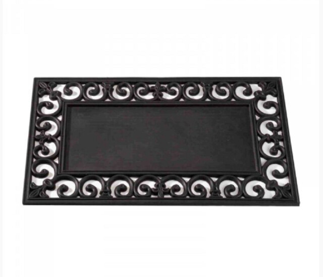 Smart Garden Rubber Door Mat Frame 45x75cm Interchangeable Coir Insert