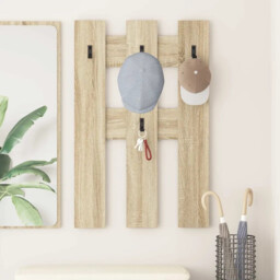 Wall-mounted Coat Rack Wall-mounted Sonoma Oak 65 X 3 X 100 Cm Vidaxl