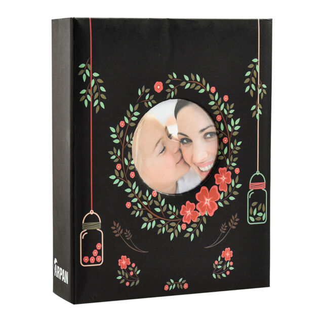 "6x4"" 200 Photos Large Slip In Photo Album With Front Window - Floral"