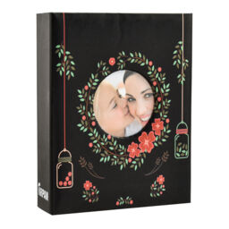 "6x4"" 200 Photos Large Slip In Photo Album With Front Window - Floral"
