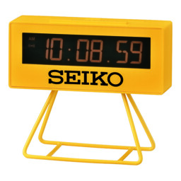 Seiko Sports Timing Alarm Clock - Professional Marathon Timer Qhl062y