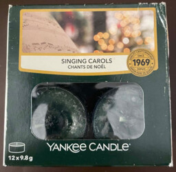Yankee Candle 12 X 9.8g Singing Carols Chants De Noel Christmas