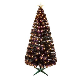 Premier 4ft (120cm) Fibre Optic Christmas Tree With W/white Led +