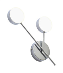 Wall Light Silver Edessa Led Ip44 Chrome Spa Spa-36309-chr