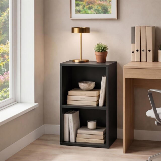 Cube 2 3 4 5 Tier Bookcase Wooden Bookshelf Shelf Storage Unit Display
