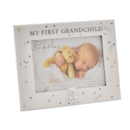 Bambino First Grandchild Resin Photo Frame - Authorised Reseller