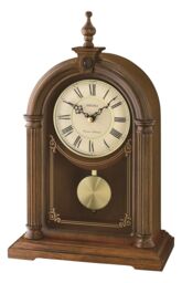 Seiko Dark Wooden Westminster Chime Quartz Mantle Clock, Pendulum
