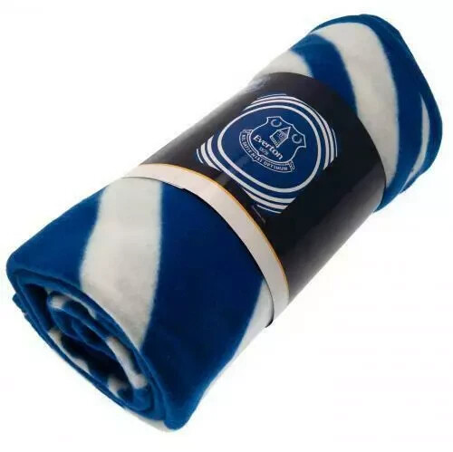Everton Fleece Blanket Pulse Gift Fan Efc Official Licensed