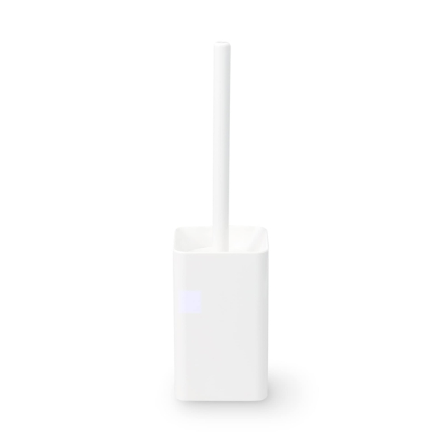 Muji Toilet Brush And Case W10xd10xh38cm White 38755654 Abs Plastic