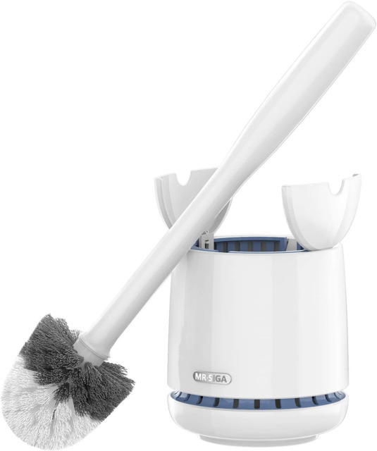 Mr.siga Toilet Bowl Brush And Holder, Premium Quality, With Solid