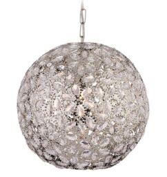 "Firstlight ""goa"" Indian Style Ceiling Pendant Light 8647ch Chrome &"