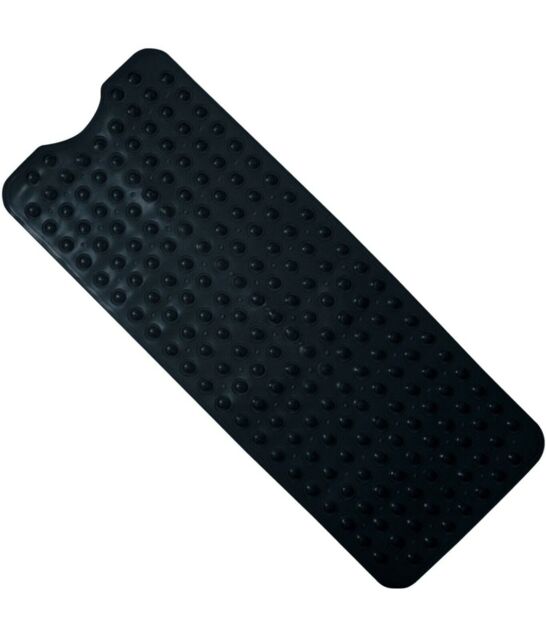 Pvc Non-slip Anti Mould Shower Mat With Drain Holes & Suction Cups