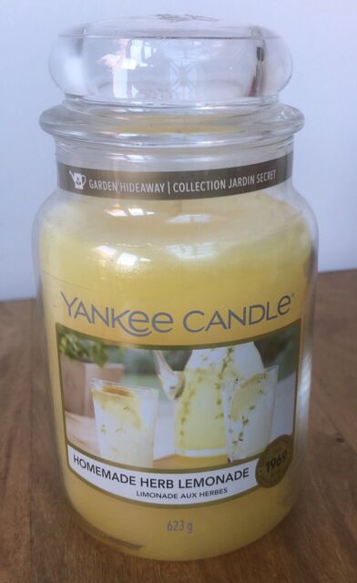 Rare Yankee Candle (homemade Herb Lemonade) Large 623g