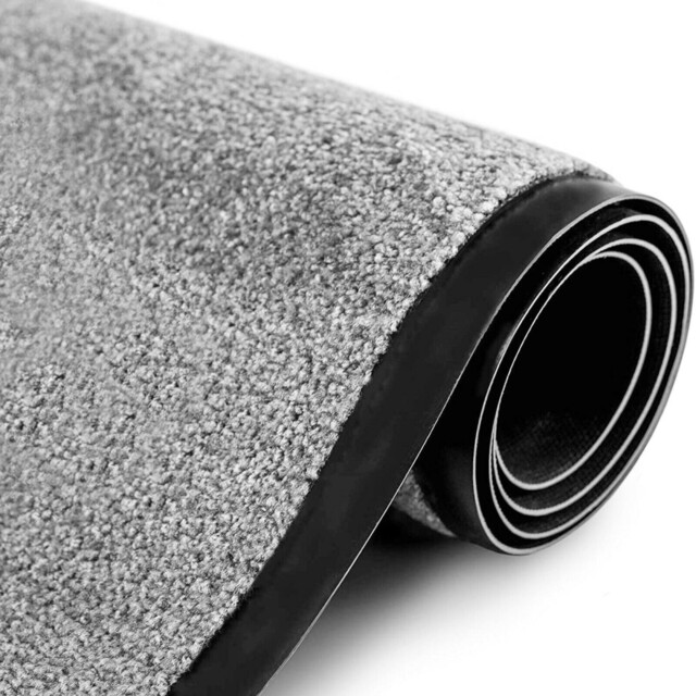 Rubber Barrier Mat Heavy-duty Grey 50 X 80 Cm Eco-friendly Durable