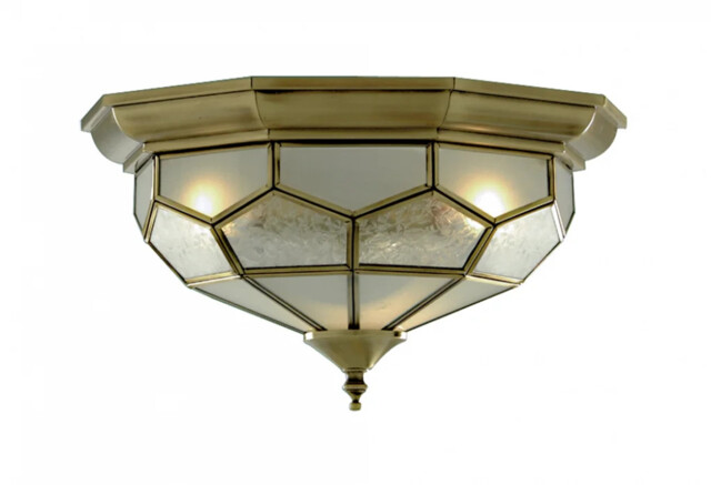 Ceiling Light Brass Pisa Ii 2 Antique 285mm Searchlight 1243-12