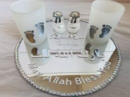 Mirror Candle Plate Wedding Birthday Graduation Personalised