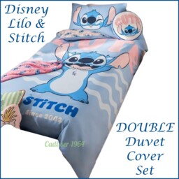 Disney Lilo & Stitch 'cute' Double Reversible Duvet Cover Set