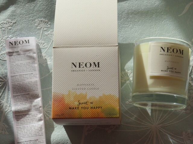 Neom Organics Happiness Scented Candle Bnib 1 Wick Full Size 35 Hours