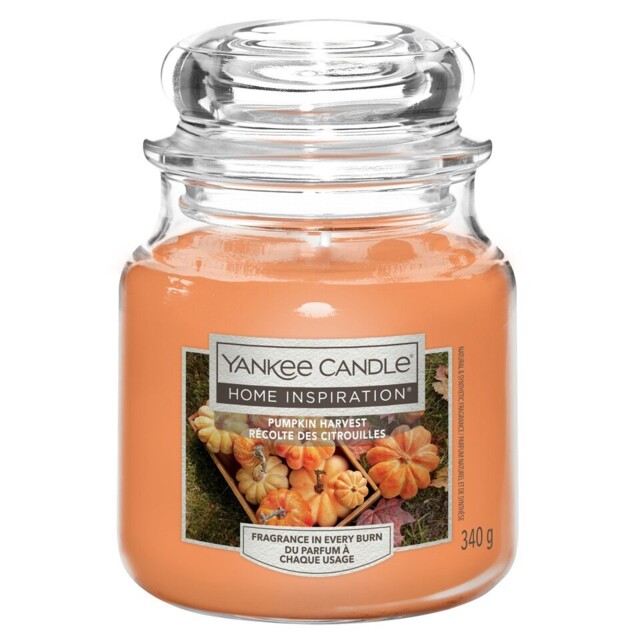 Yankee Candle 340g Home Inspiration Pumpkin Harvest- Brand New.