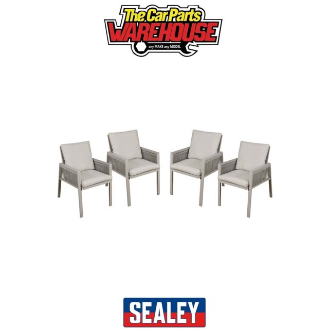 Sealey Dg50 Dellonda Fusion Garden/patio Dining Chairs With Armrests