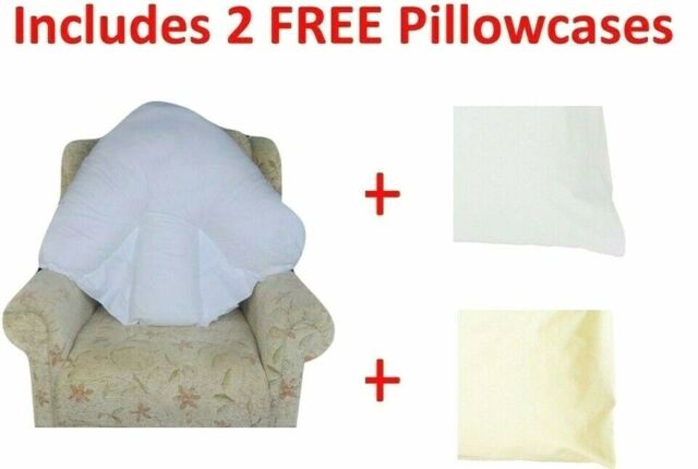 Back Suppor Pillow Orthopaedic Neck Head Pain Or Ill Elderly Plus 2