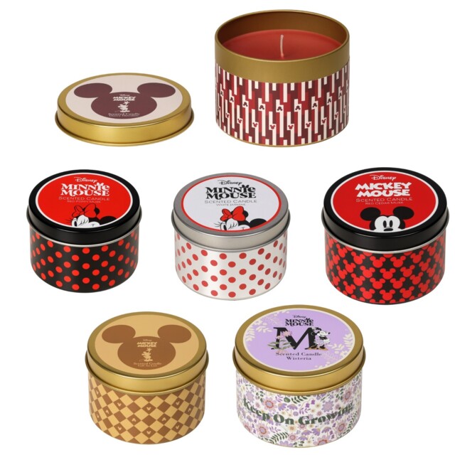 Disney Scented Tin Candles Mickey & Minnie – Wisteria, Cherry