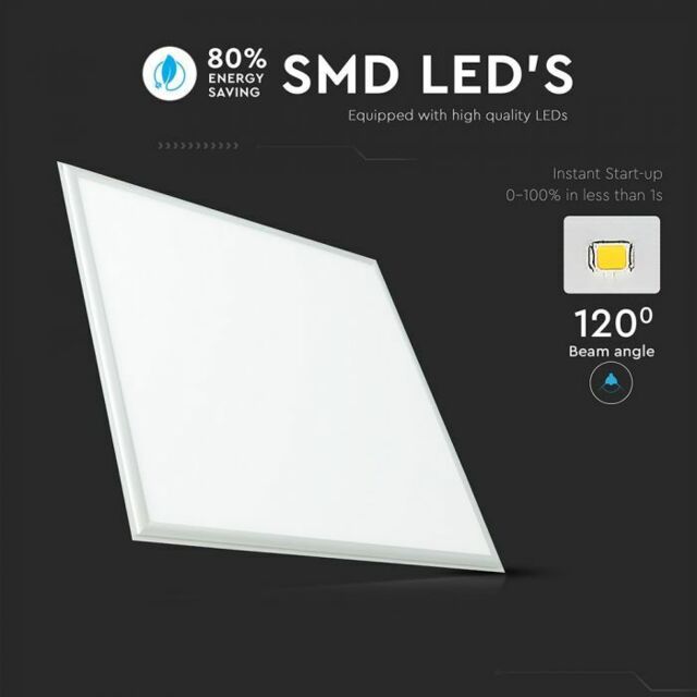 Led Panel Recessed Ceiling Light -square 60x60cm 36w 6400k With Driver