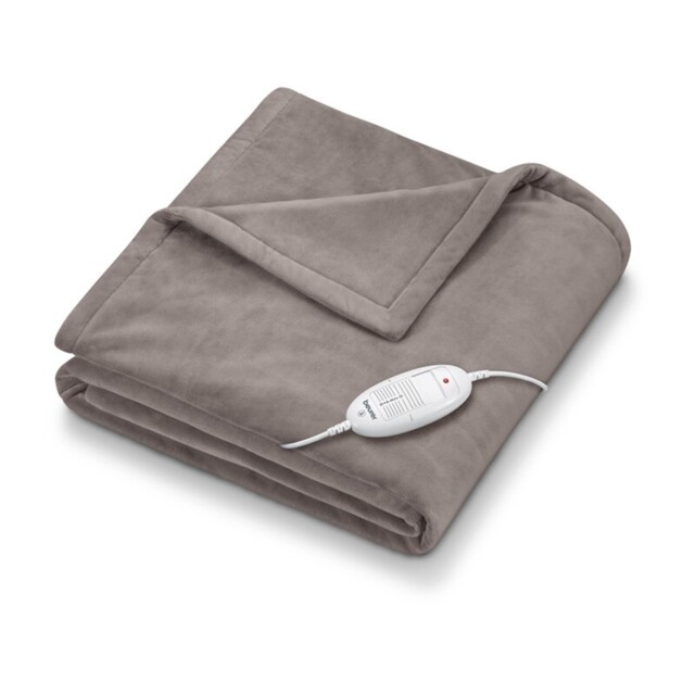 Beurer Cosy Heated Throw Hd75 Taupe For Warmth And Comfort