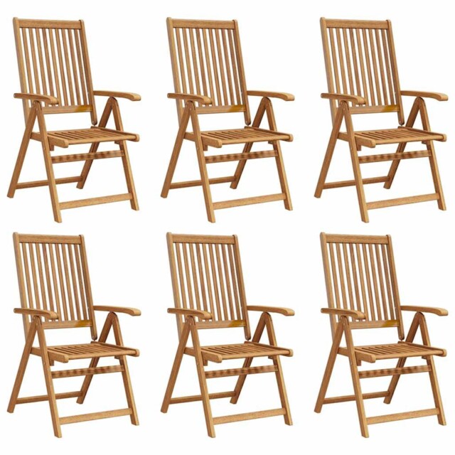 Outdoor Patio Wooden Folding Garden Chairs Set Solid Acacia Wood 2 3 4