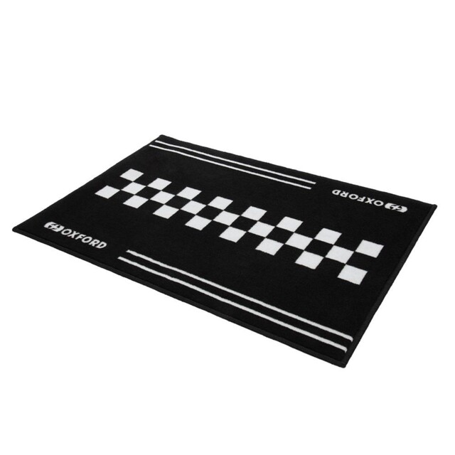Oxford Cafe Racer Motorcycle Garage Door Mat Anti-slip Indoor Entrance