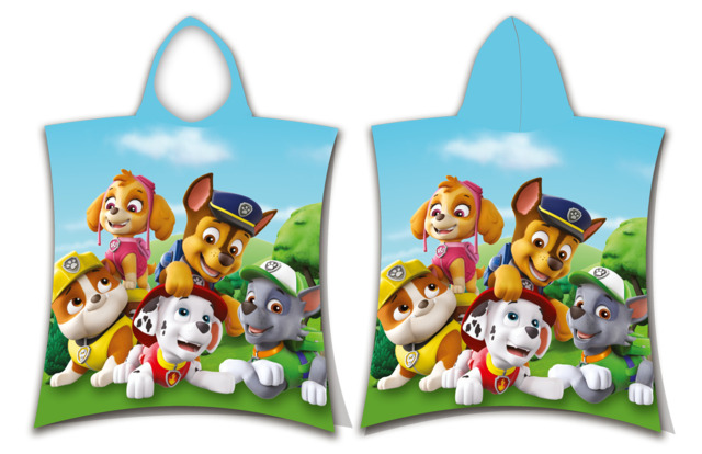 Kids Hooded Towel Poncho Beach Holiday Swim Cover Up Paw Patrol Boys
