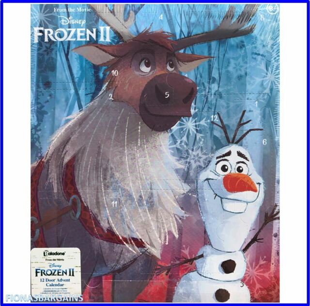 & Sealed Disney Frozen 2 Advent Calendar 12 Doors With Frozen Gifts