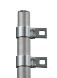 "13.1""/ 4m Metal Galvanised Shade Sail Pole With Bracket Clamp Outdoor"