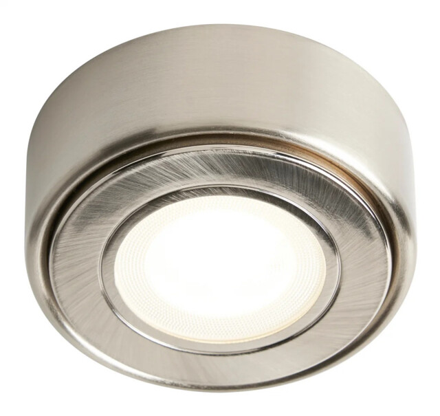 Cabinet Light Silver Ellen 240v Cct Led Satin Nickel 1.5w 3000k 4000k