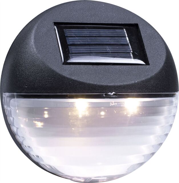 Warm White Solar Powered Door Fence Wall Light Led Outdoor Garden Lamp