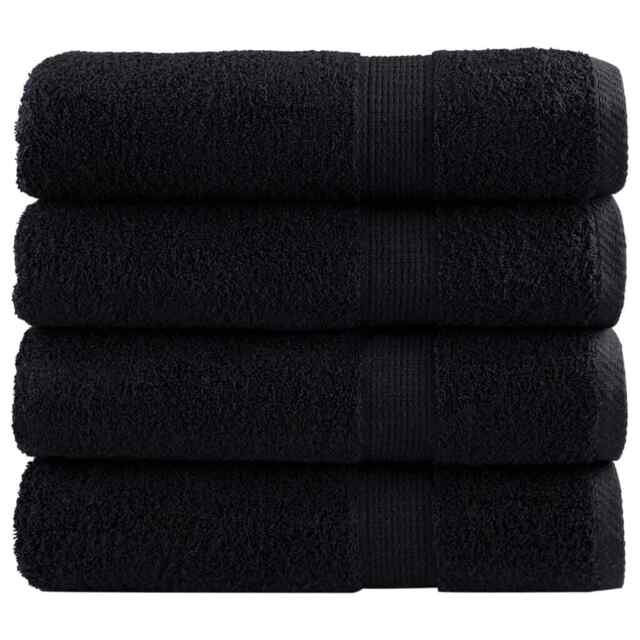 Premium Bath Towels 4 Pcs 100x150 Cm 600 Gsm 100% Cotton Vidaxl