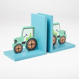 Sass & Belle Wooden Tractor Book Ends