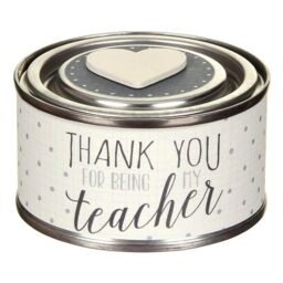 East Of India Thank You Teacher Gift Scented Candle - Home Fragrance
